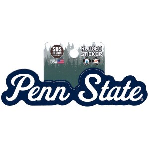 rugged sticker script Penn State